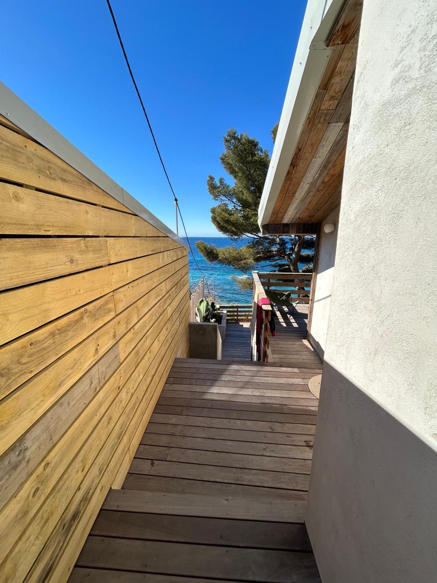 Cabanon Moderne, Les Pieds Dans L'Eau, 2 Chambres Le Pradet Esterno foto